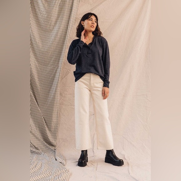 ISO Agolde Ren High Rise Wide Leg Jeans - Picture 1 of 2